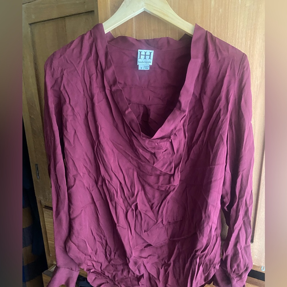 Haute Hippie Silk Blouse